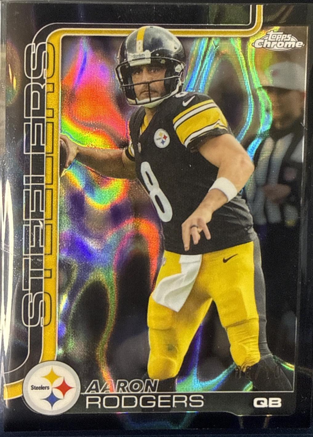 Aaron Rodgers [Black Refractor] #255