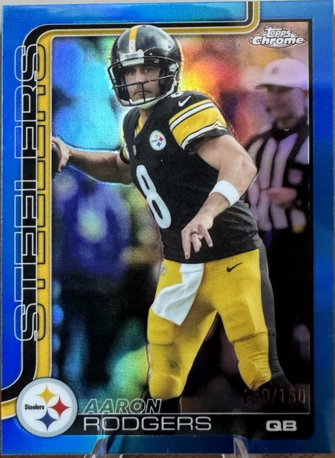 Aaron Rodgers [Blue Refractor] #255