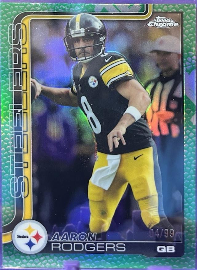 Aaron Rodgers [Green Refractor] #255