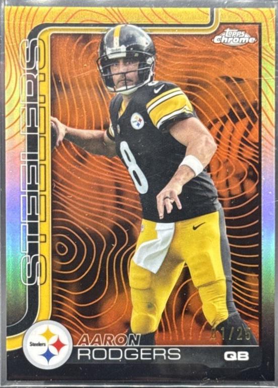 Aaron Rodgers [Orange Refractor] #255