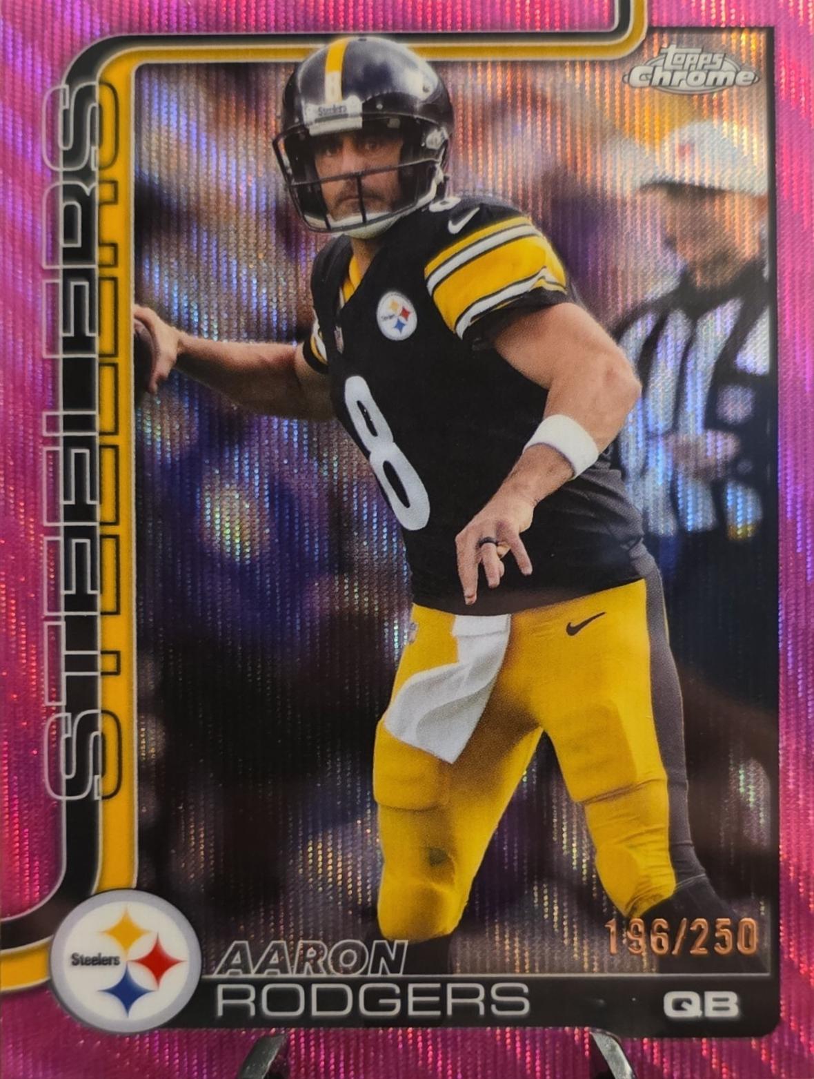 Aaron Rodgers [Pink Refractor] #255