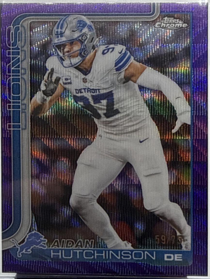 Aidan Hutchinson [Purple Wave Refractor] #104