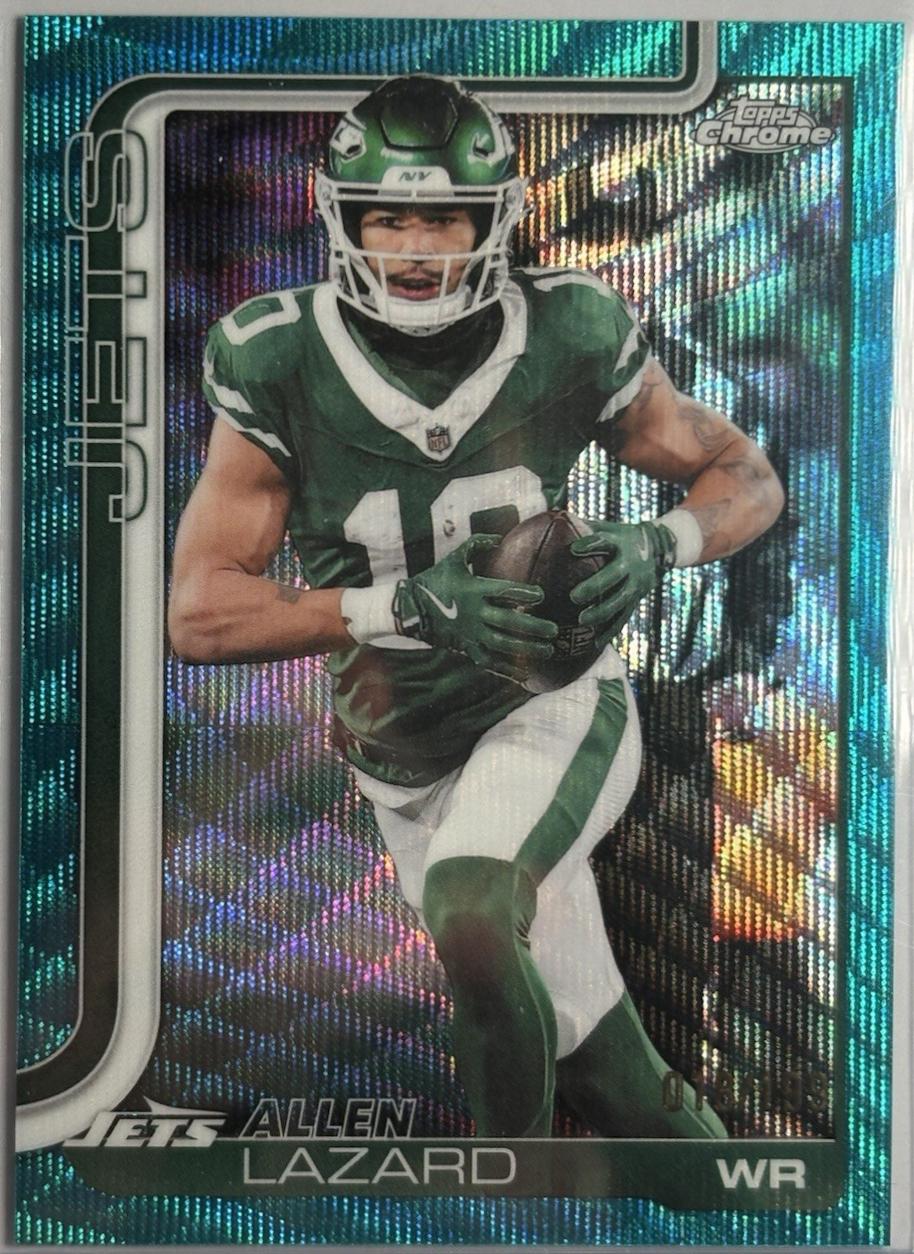 Allen Lazard [Aqua Wave Refractor] #236