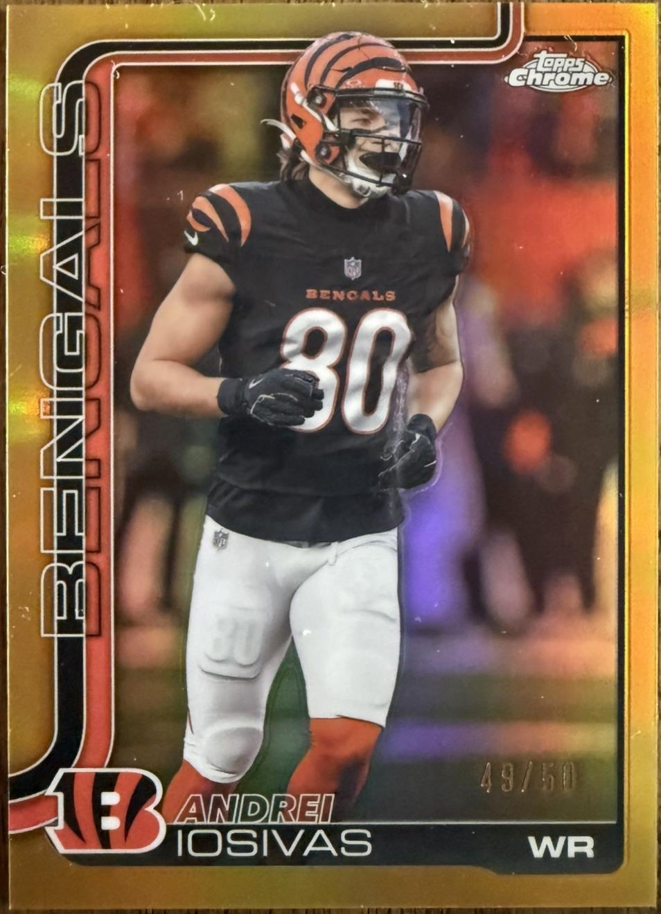 Andrei Iosivas [Leather Gold] #60
