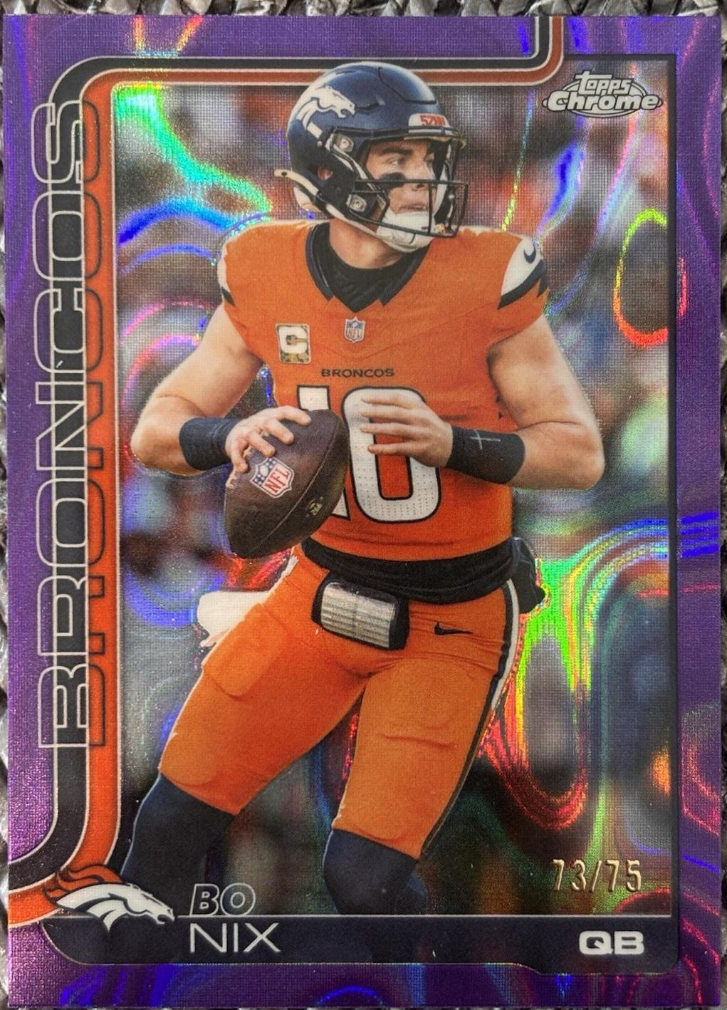 Bo Nix [Purple Lava] #88