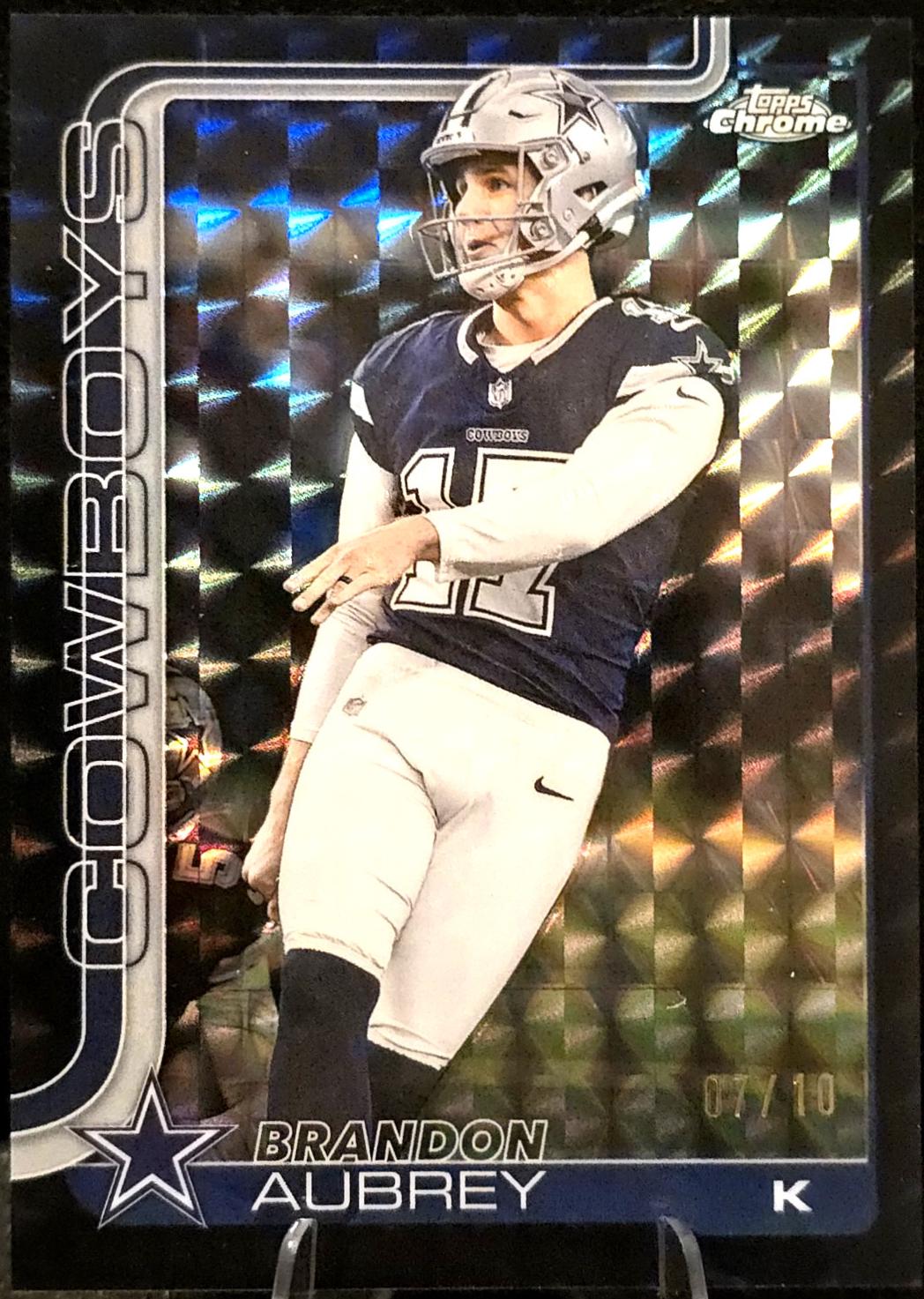 Brandon Aubrey [Black Geometric Refractor] #81