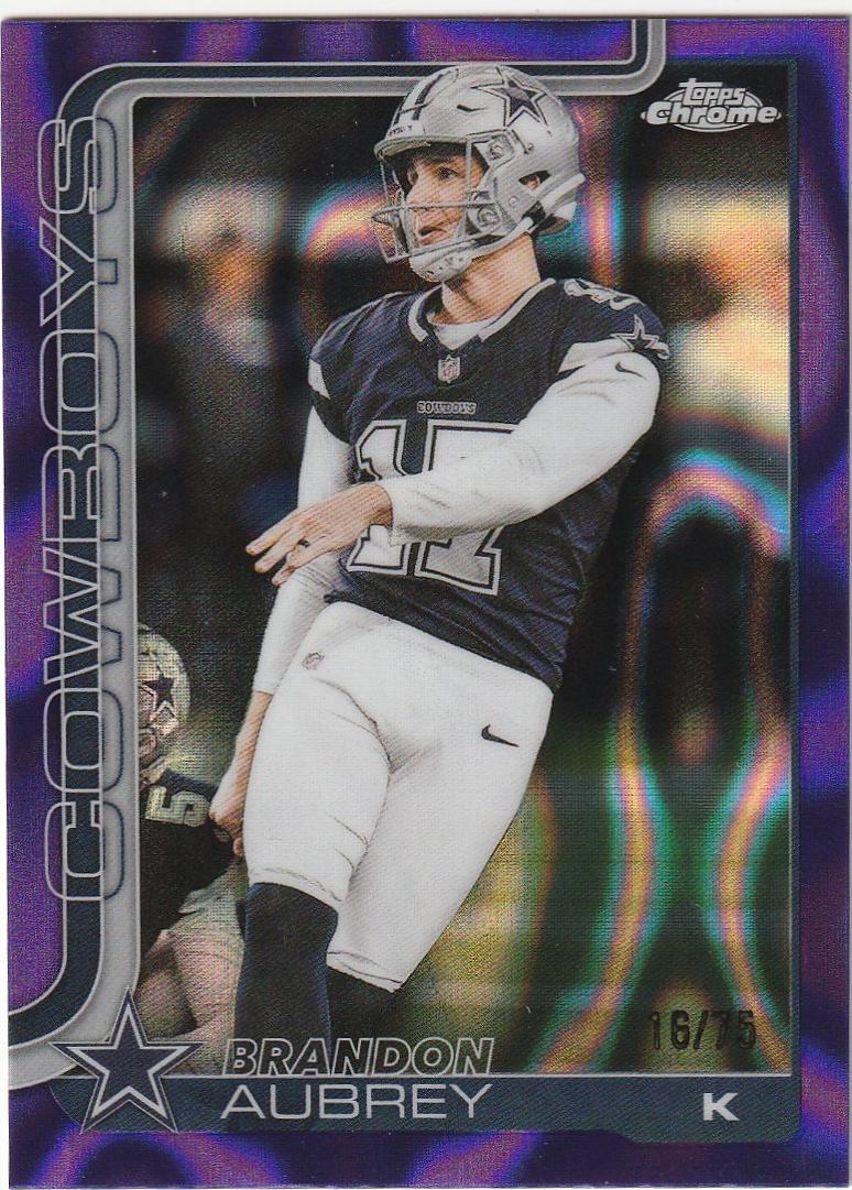 Brandon Aubrey [Purple Lava] #81