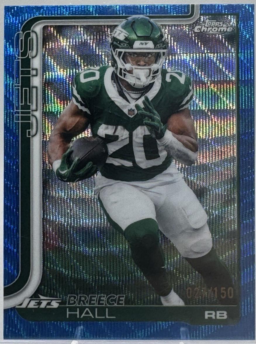 Breece Hall [Blue Refractor] #238