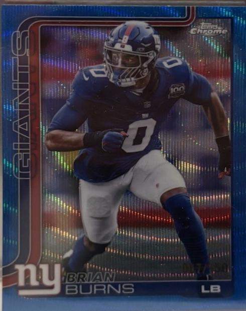 Brian Burns [Blue Wave Refractor] #234