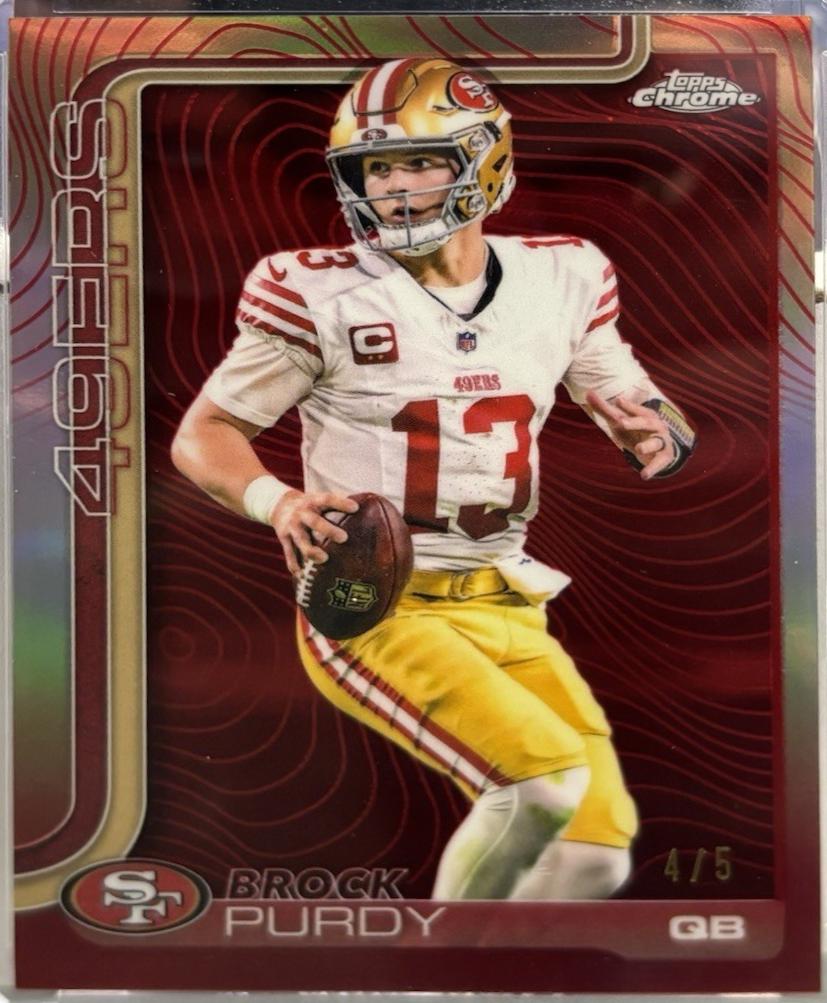 Brock Purdy [Red Geometric Refractor] #262