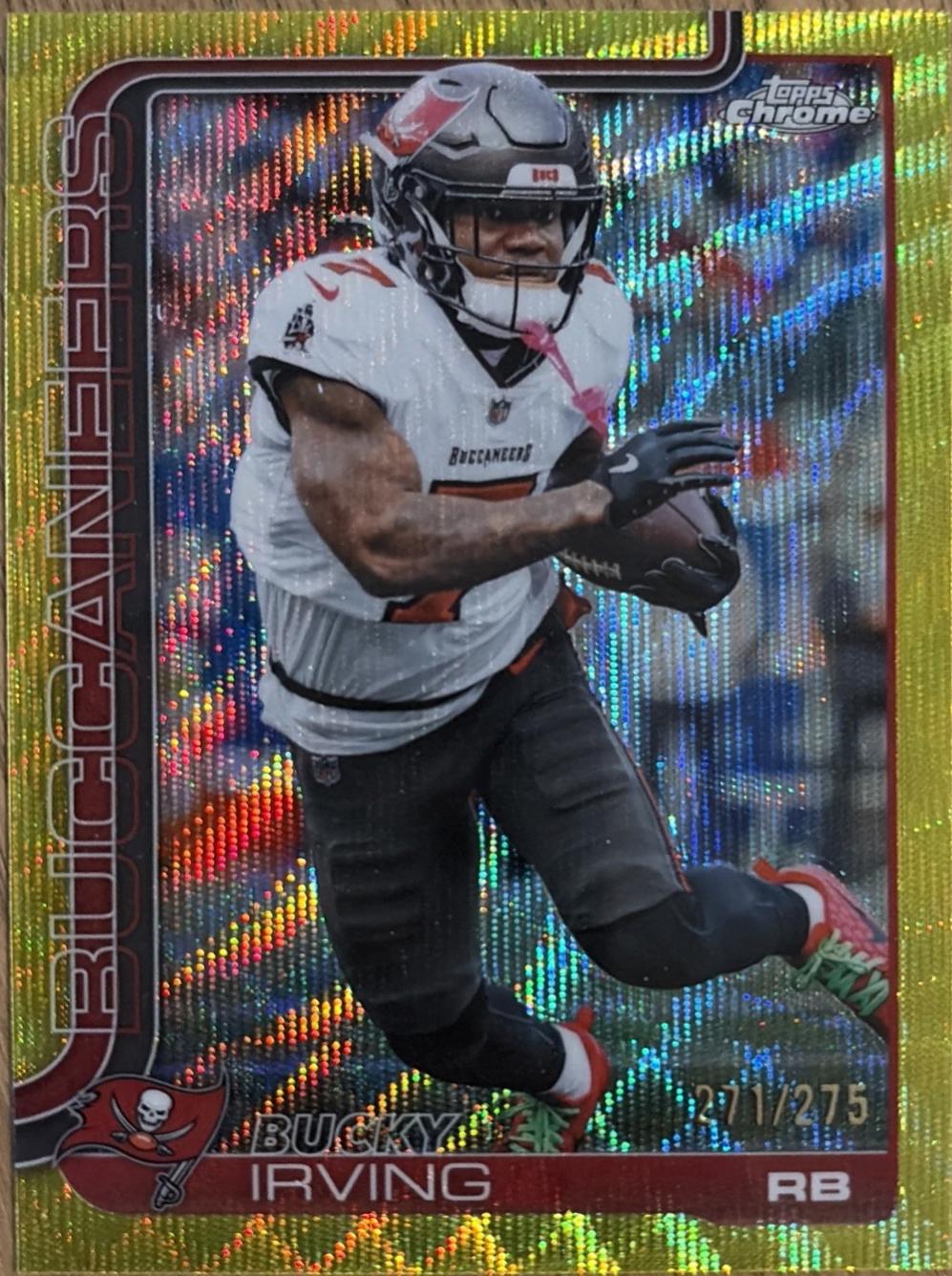 Bucky Irving [Yellow Wave Refractor] #285
