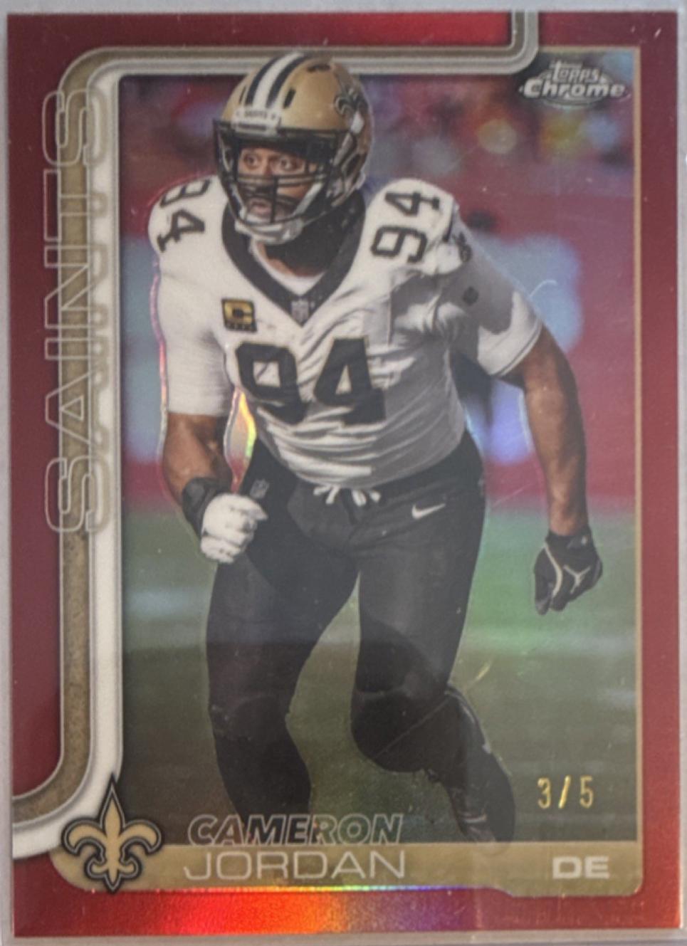 Cameron Jordan [Leather Red] #221
