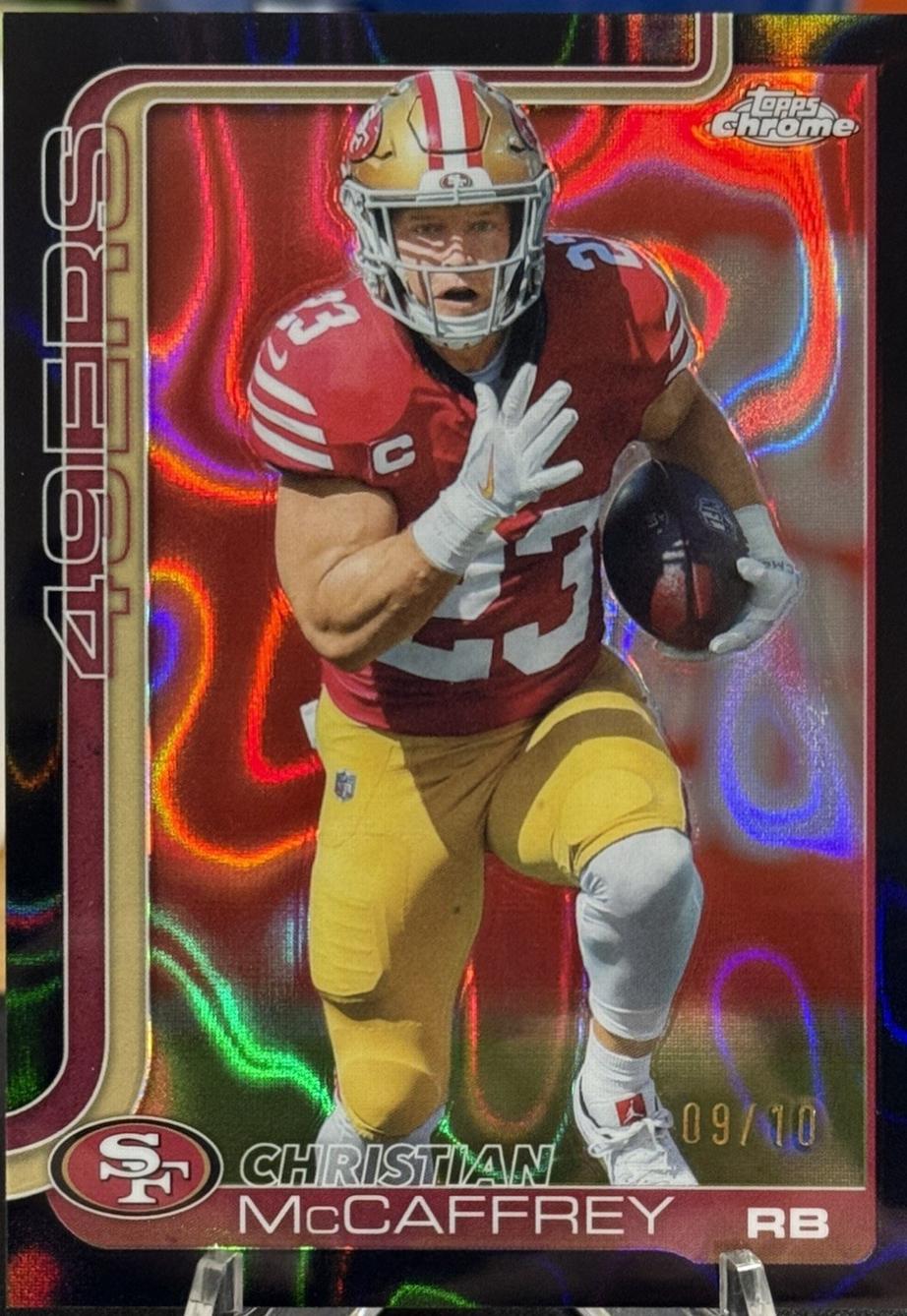 Christian McCaffrey [Black Refractor] #263