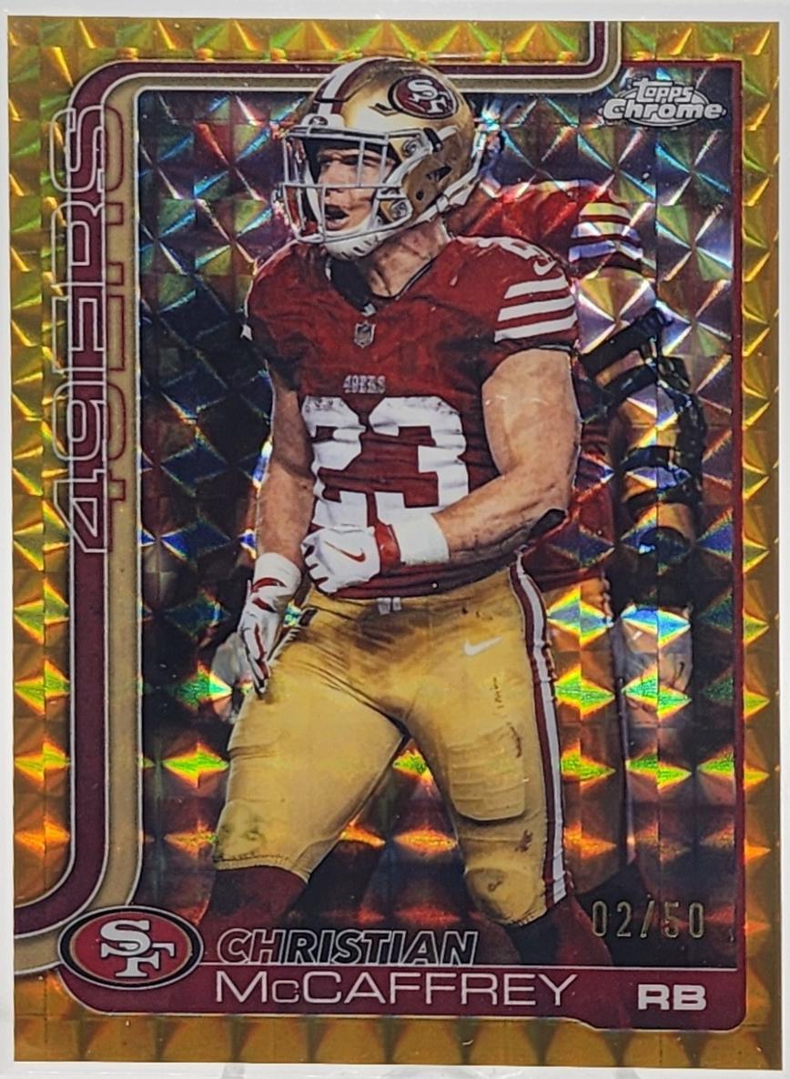 Christian McCaffrey [Gold Geometric Refractor] #263