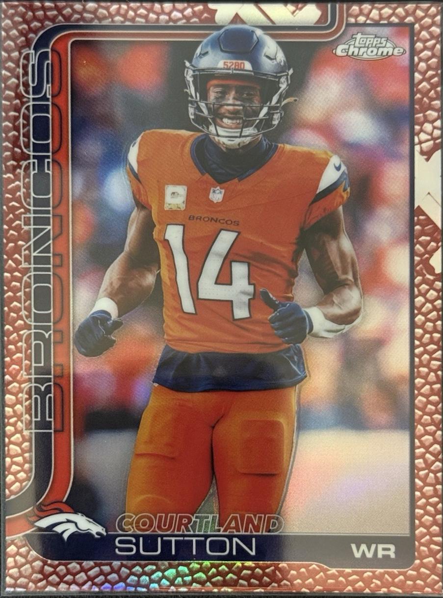 Courtland Sutton [Leather Purple] #86