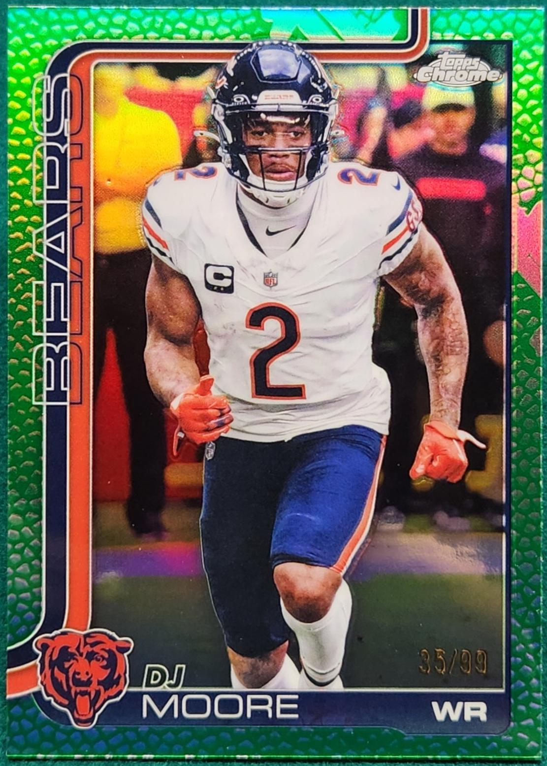 DJ Moore [Green Refractor] #48