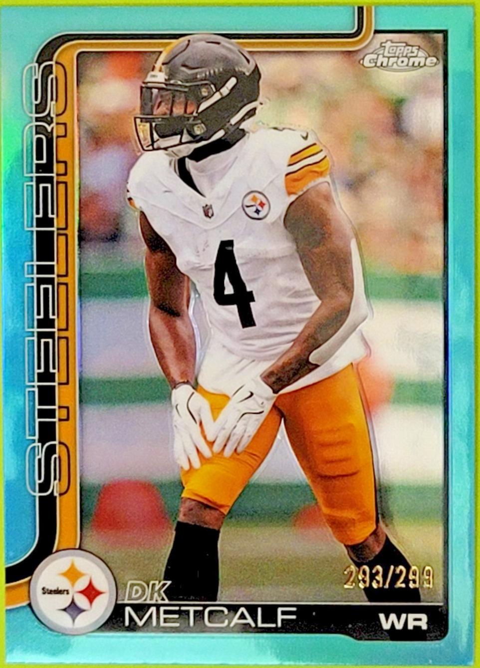 DK Metcalf [Aqua Refractor] #254