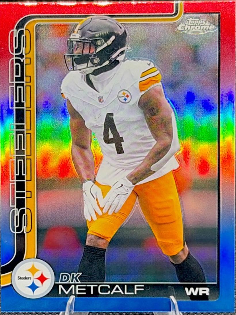 DK Metcalf [Red White Blue Refractor] #254