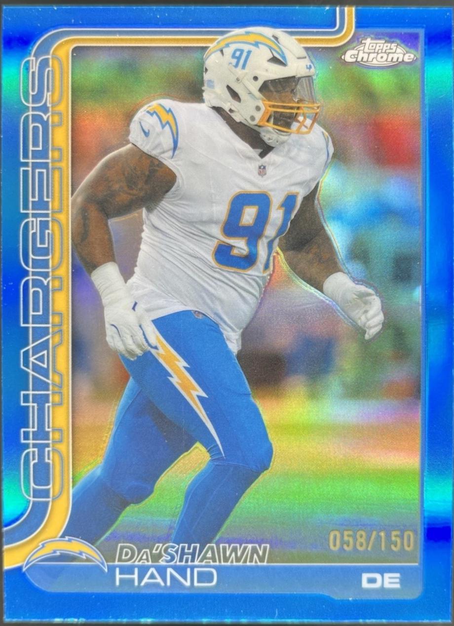 Da'Shawn Hand [Blue Refractor] #164