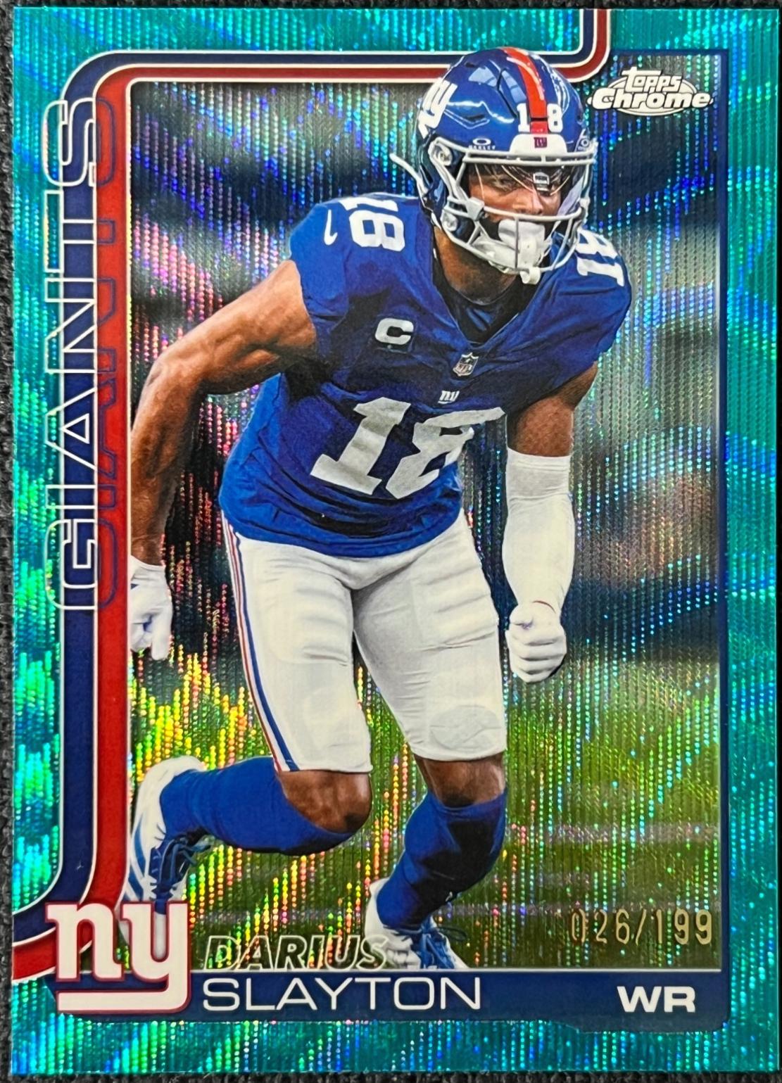 Darius Slayton [Aqua Wave Refractor] #226