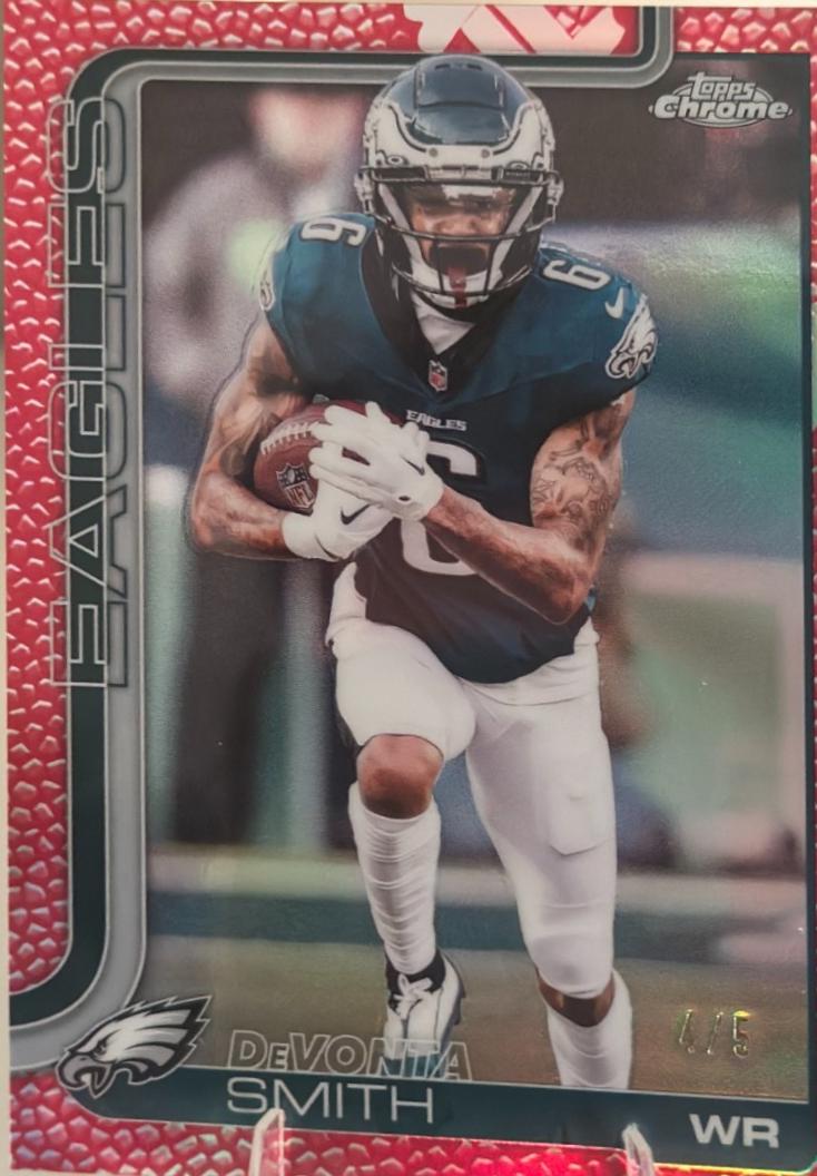 DeVonta Smith [Leather Red] #244