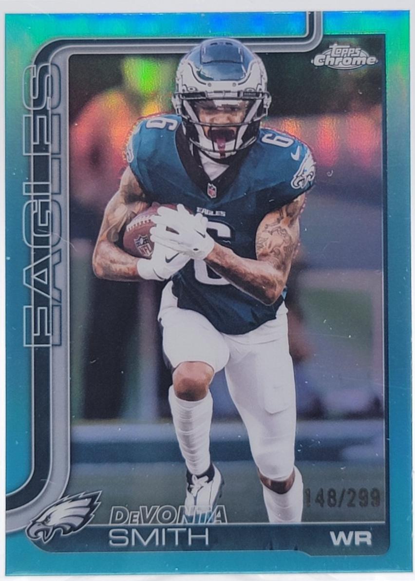 DeVonta Smith [Teal Refractor] #244