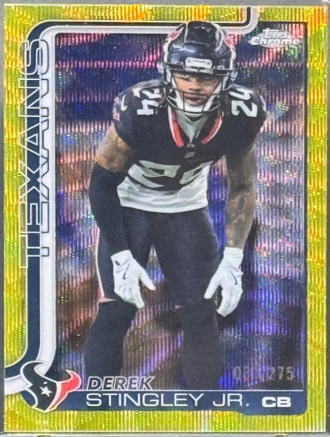 Derek Stingley Jr. [Yellow Wave Refractor] #116