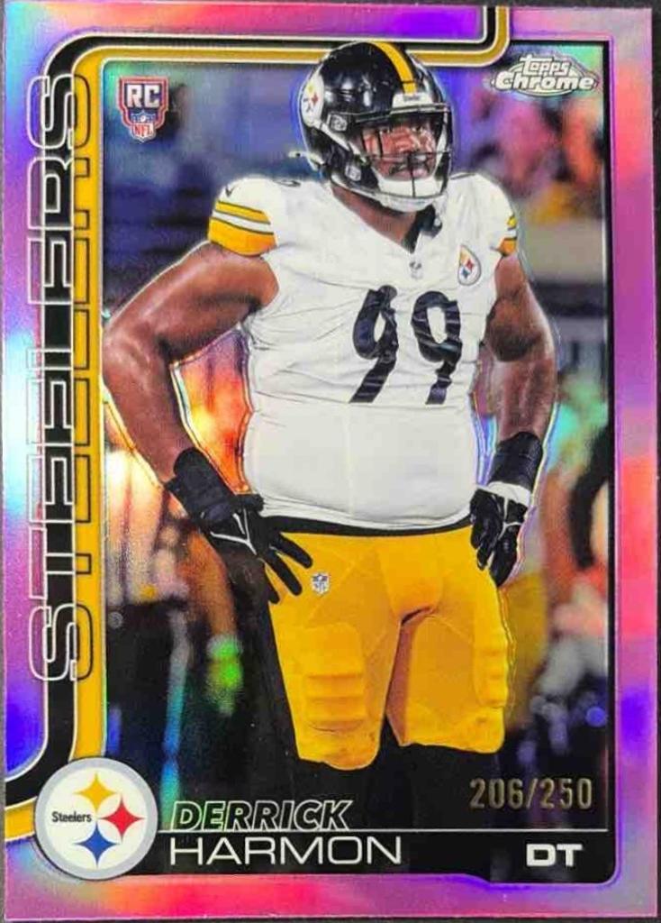 Derrick Harmon [Pink Refractor] #361