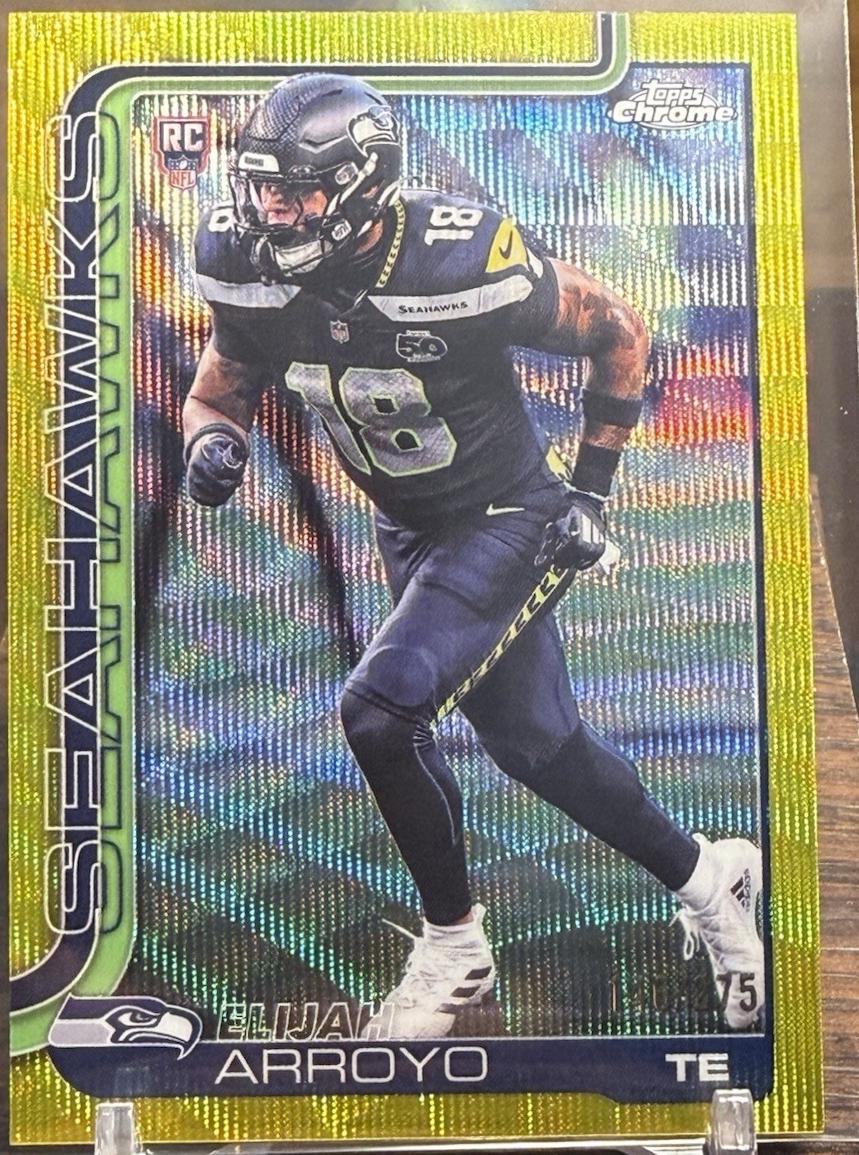 Elijah Arroyo [Yellow Wave Refractor] #396