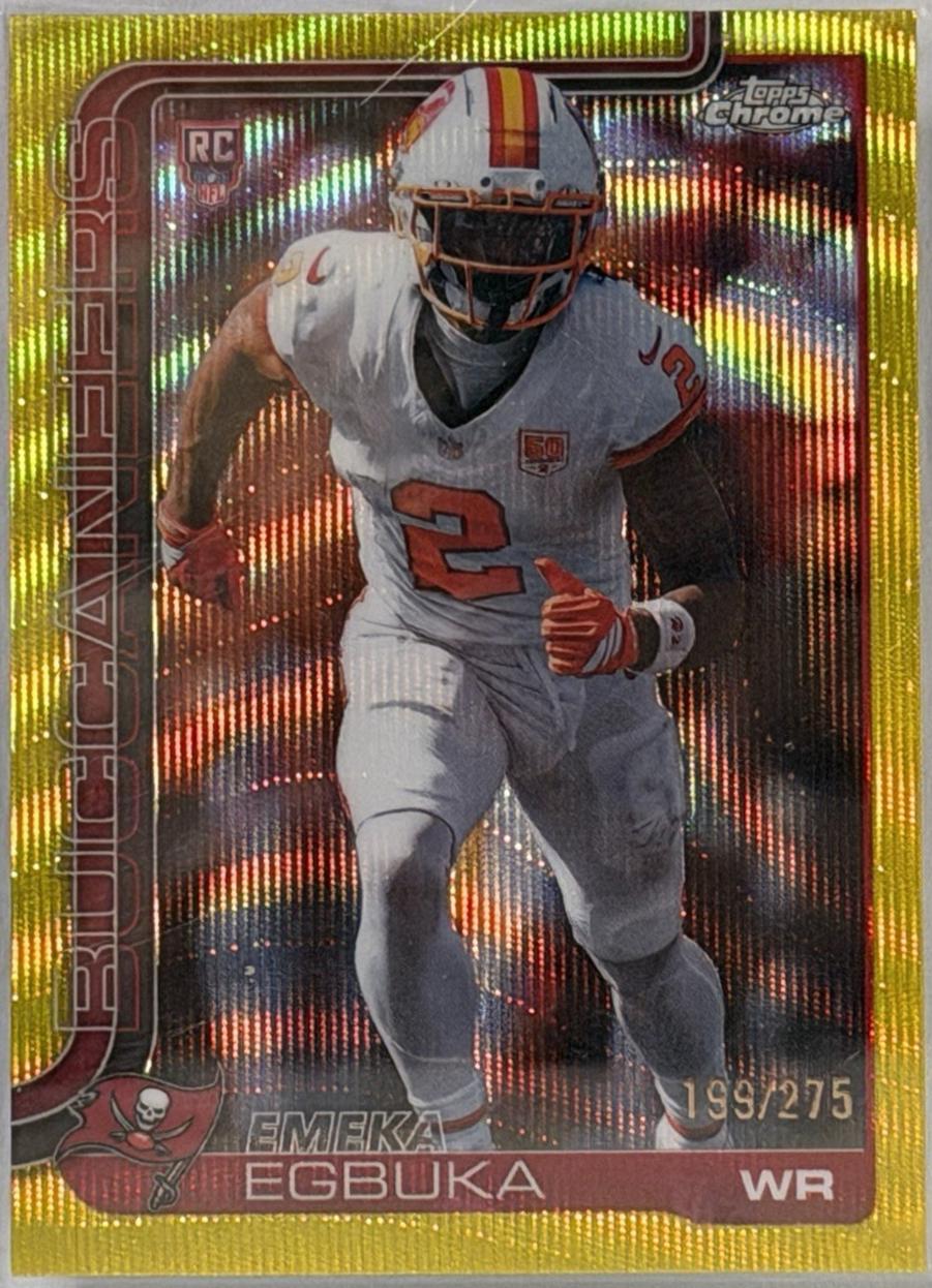 Emeka Egbuka [Yellow Wave Refractor] #312