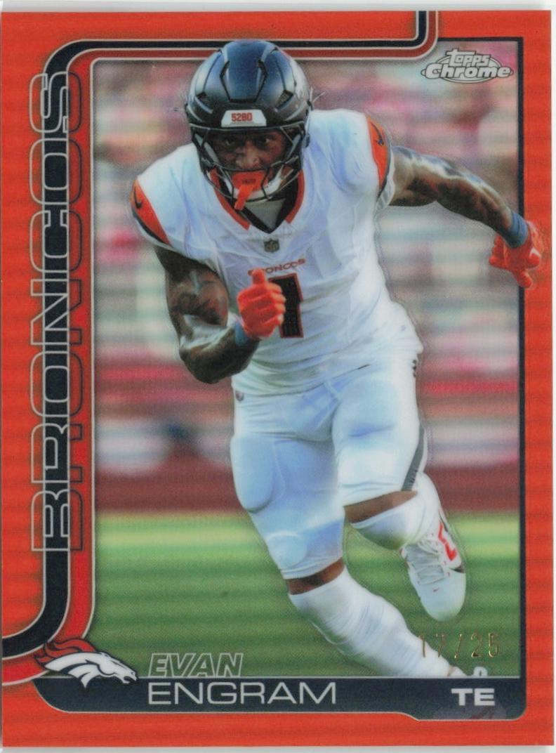Evan Engram [Orange Refractor] #92