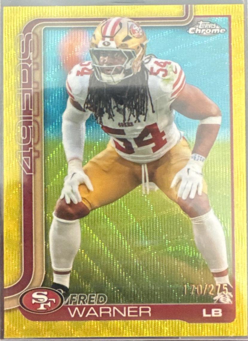 Fred Warner [Yellow Wave Refractor] #268