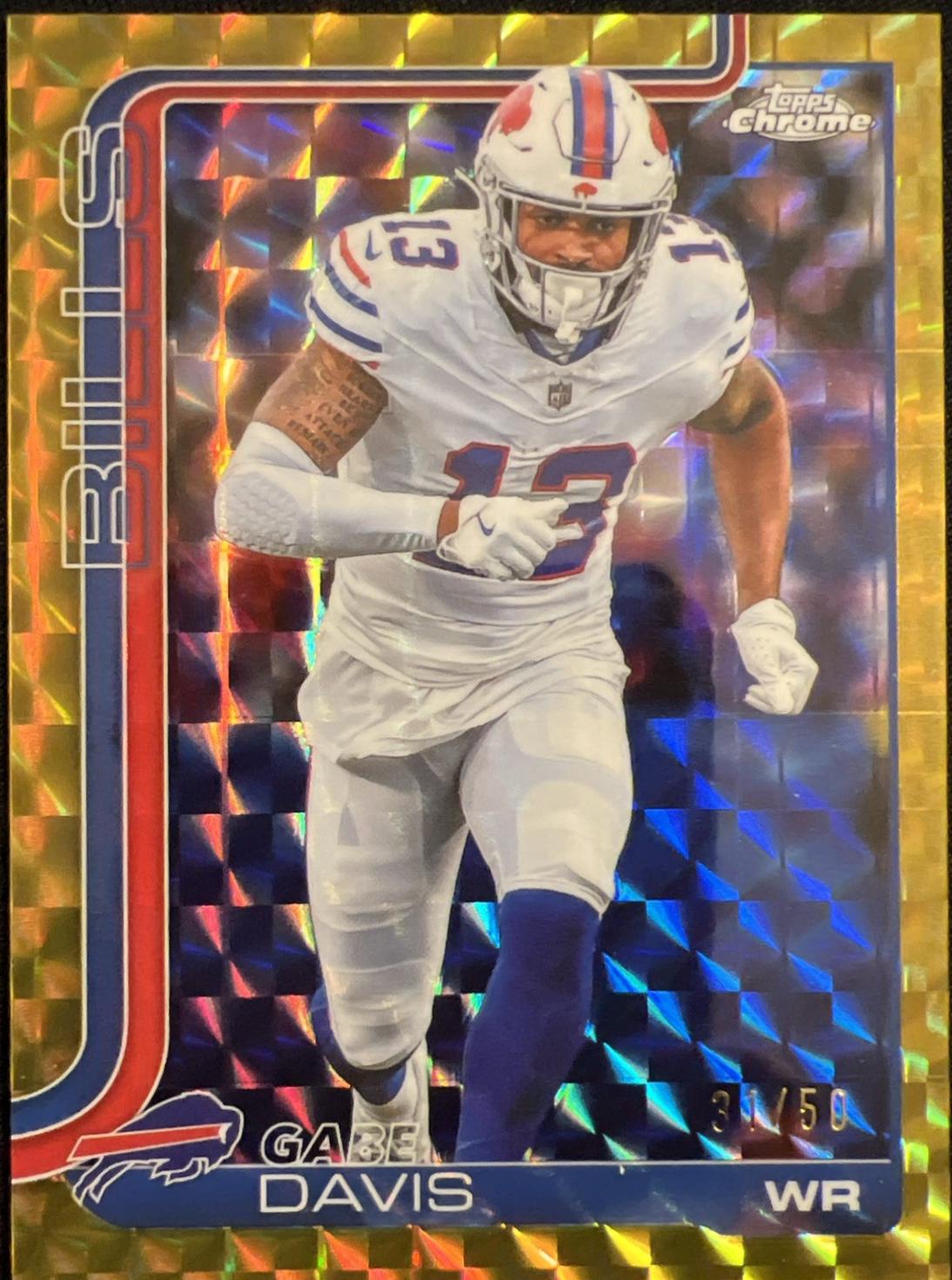 Gabe Davis [Gold Geometric Refractor] #142