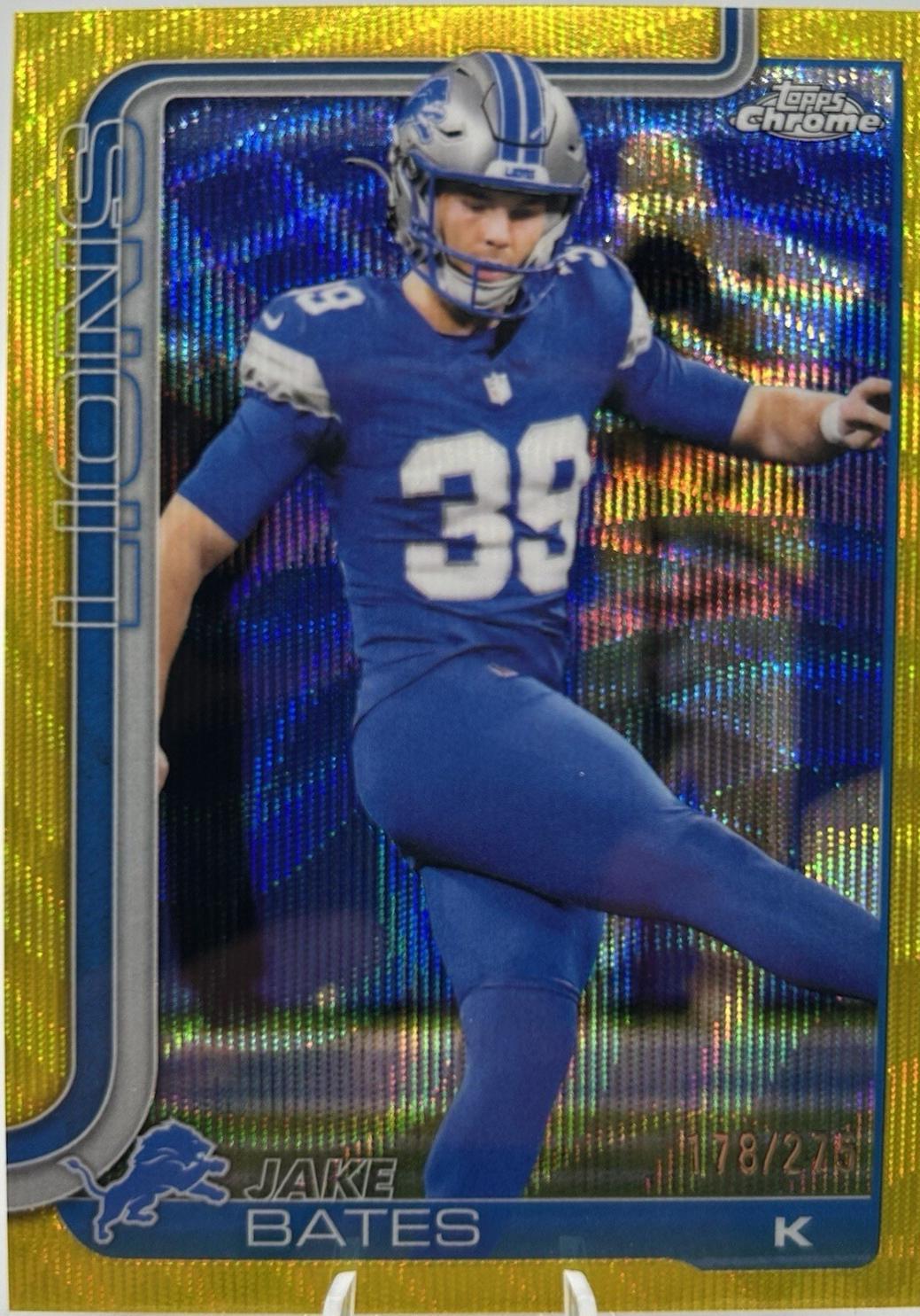 Jake Bates [Yellow Wave Refractor] #105