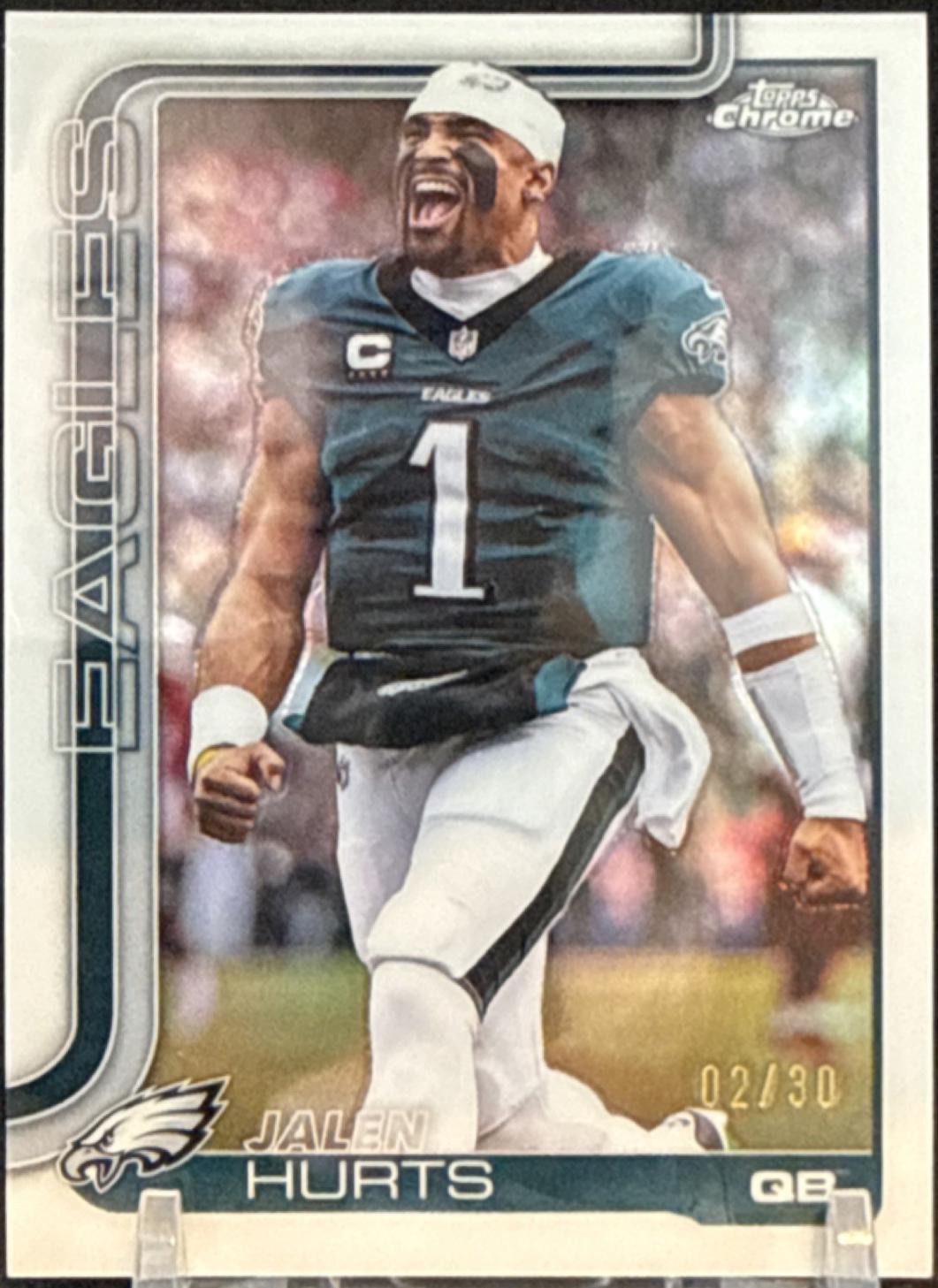 Jalen Hurts [White Refractor] #247