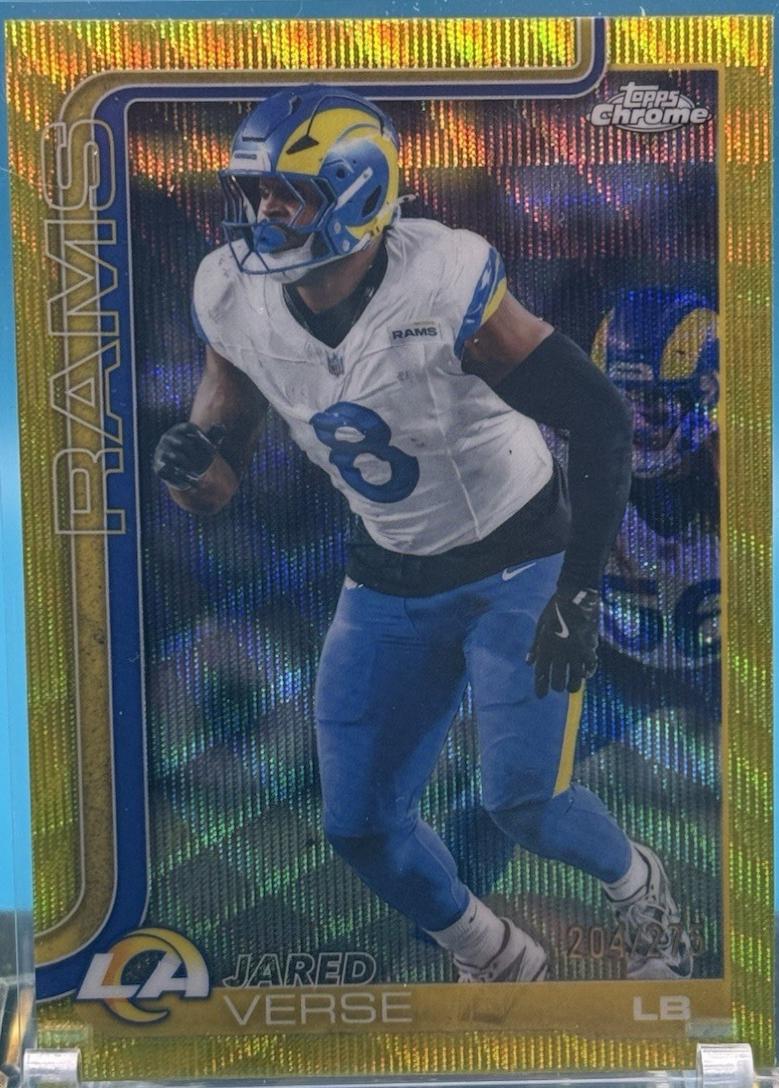 Jared Verse [Yellow Wave Refractor] #173