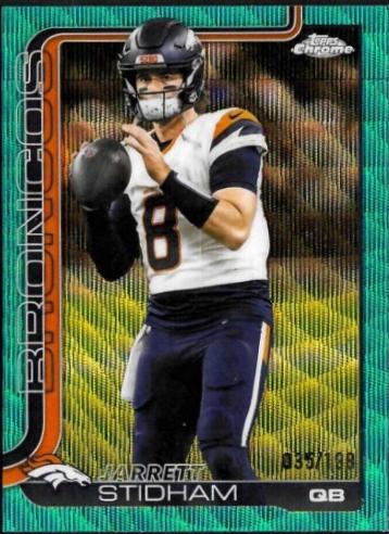 Jarrett Stidham [Aqua Wave Refractor] #89