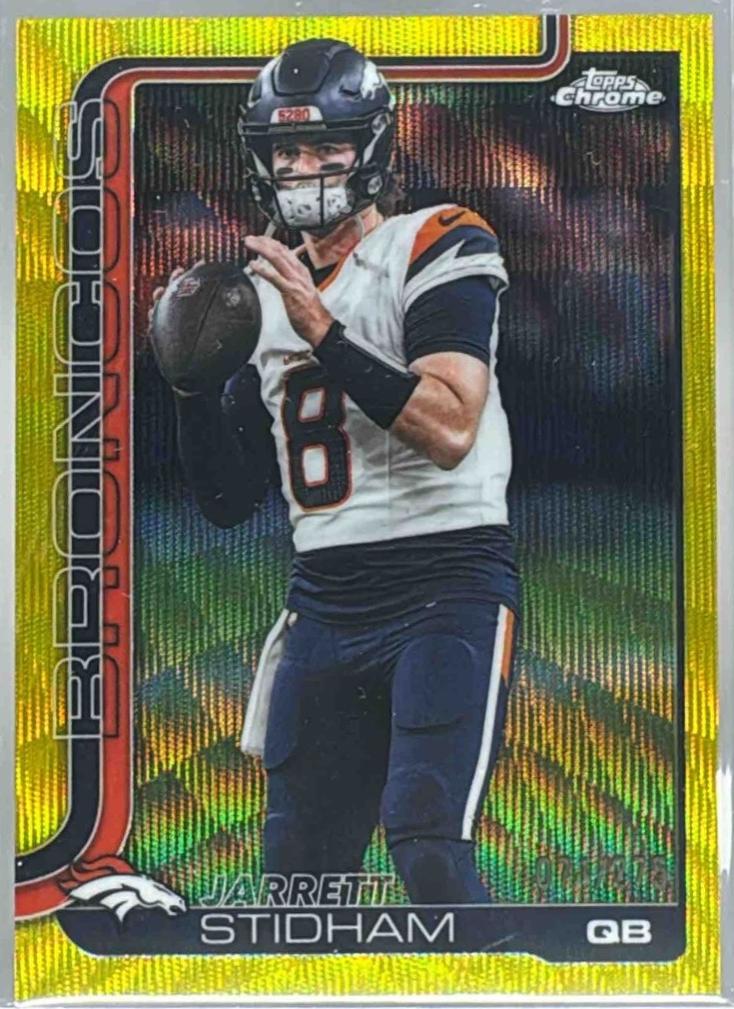 Jarrett Stidham [Yellow Wave Refractor] #89