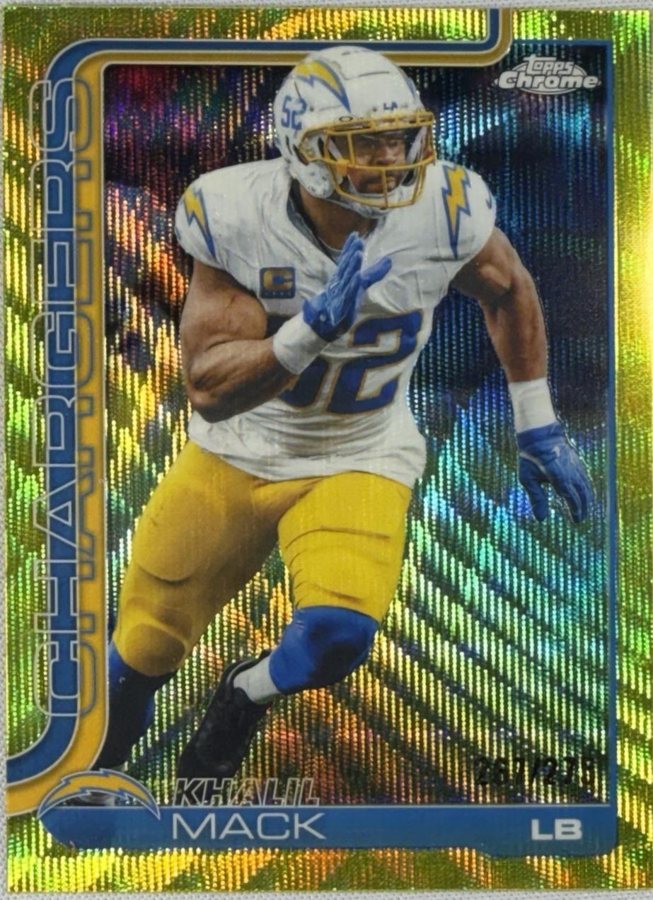 Khalil Mack [Yellow Wave Refractor] #160