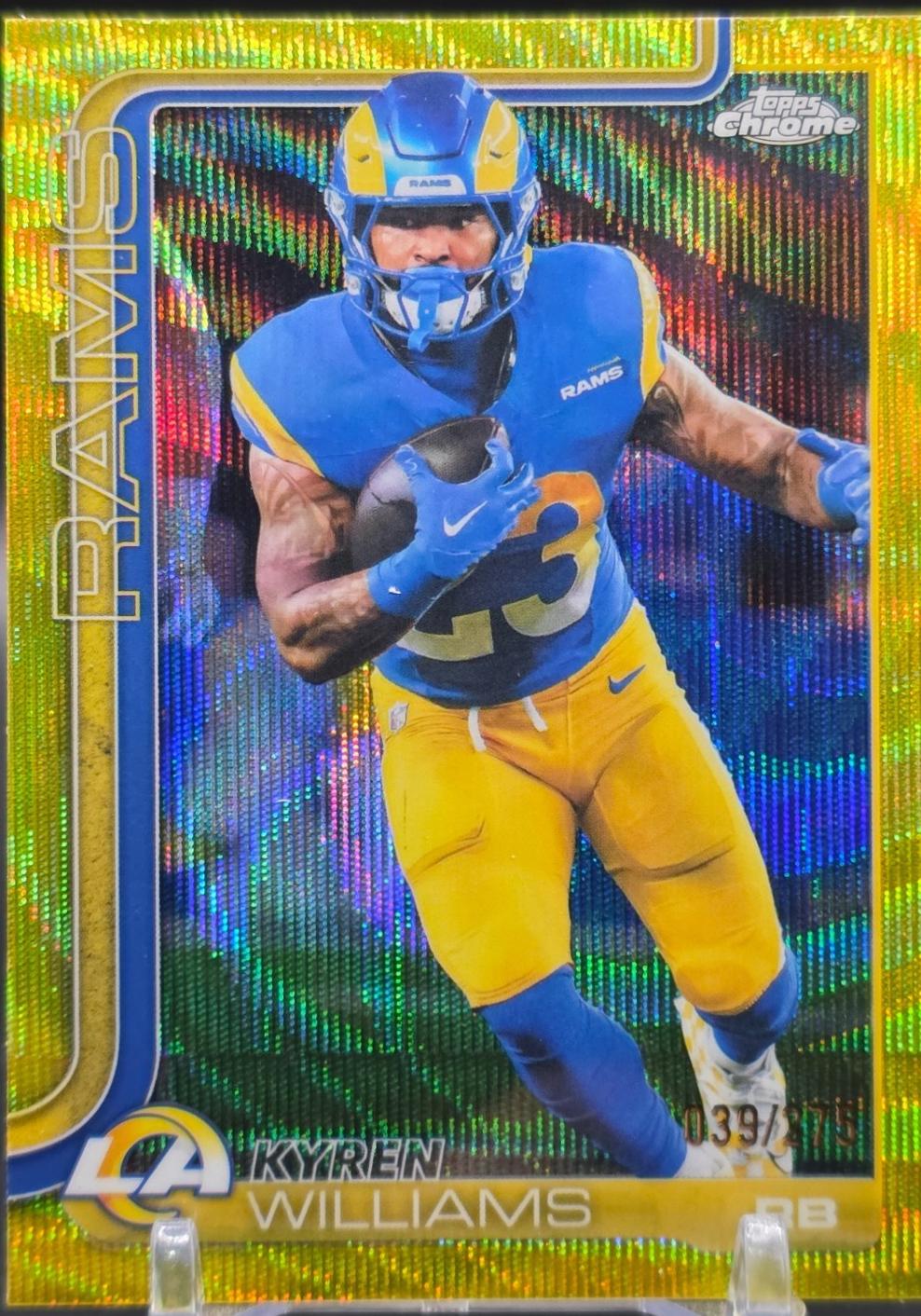 Kyren Williams [Yellow Wave Refractor] #168