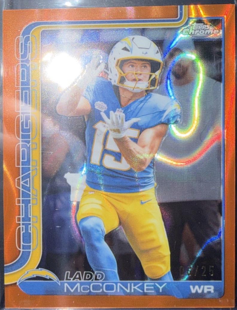 Ladd McConkey [Orange Refractor] #156