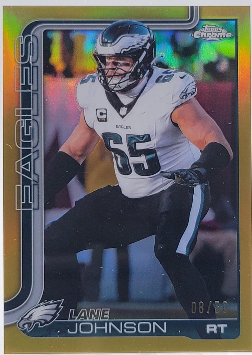 Lane Johnson [Gold Refractor] #246