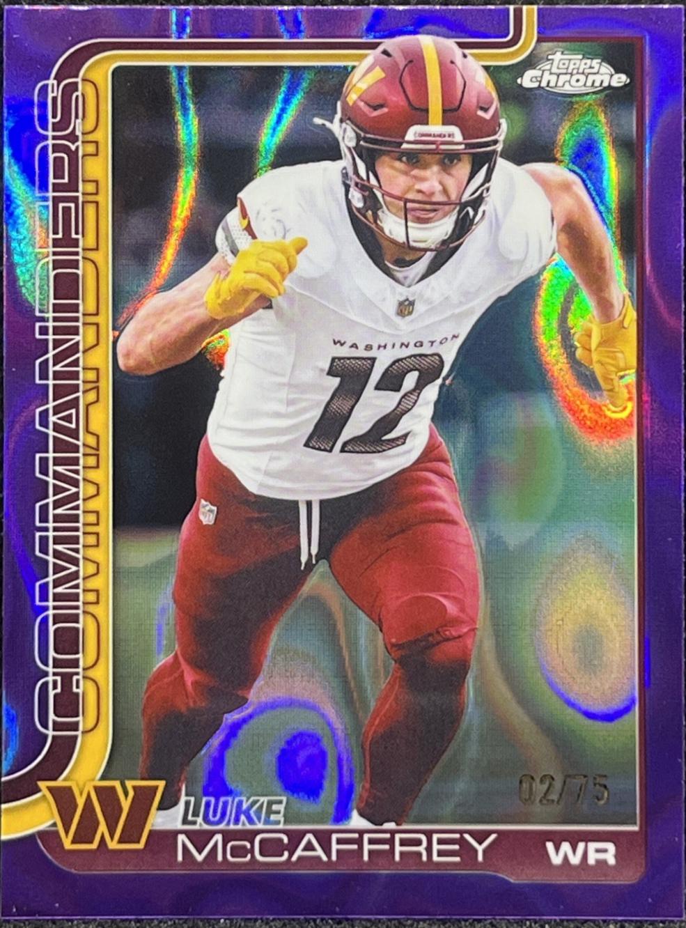 Luke McCaffrey [Purple Lava] #298