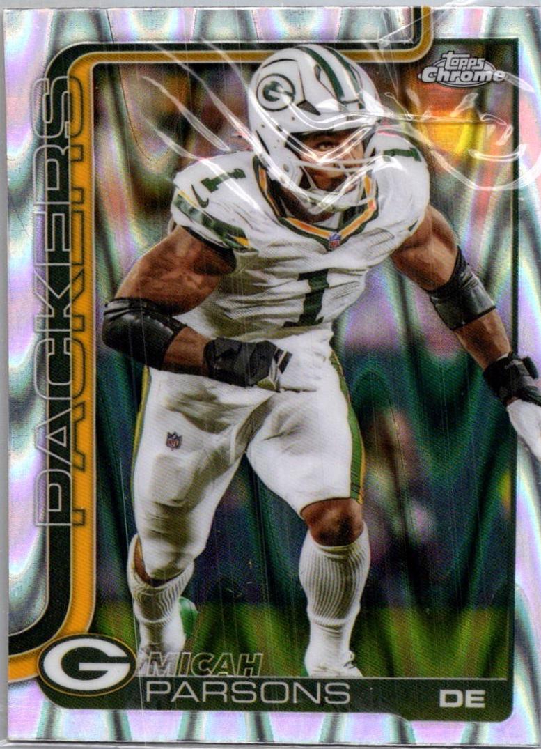 Micah Parsons [Yellow Wave Refractor] #77