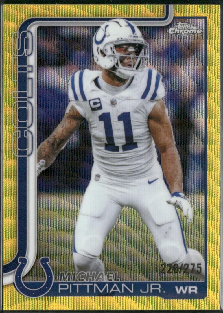 Michael Pittman Jr. [Yellow Wave Refractor] #126