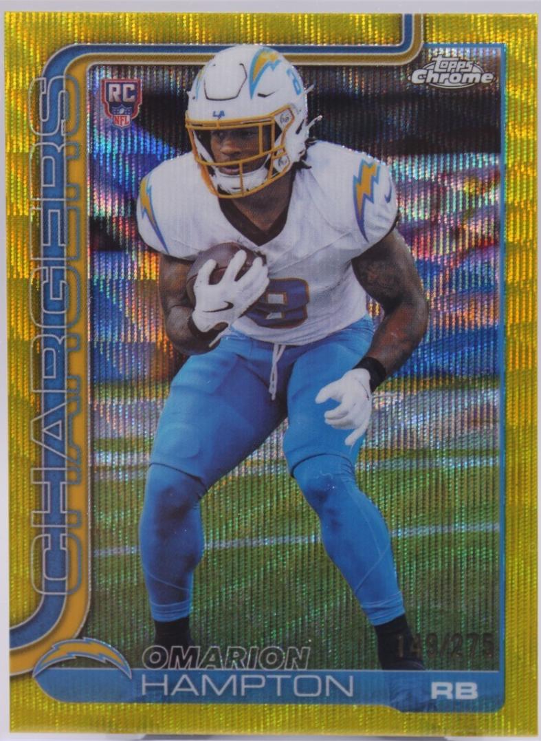 Omarion Hampton [Yellow Wave Refractor] #324