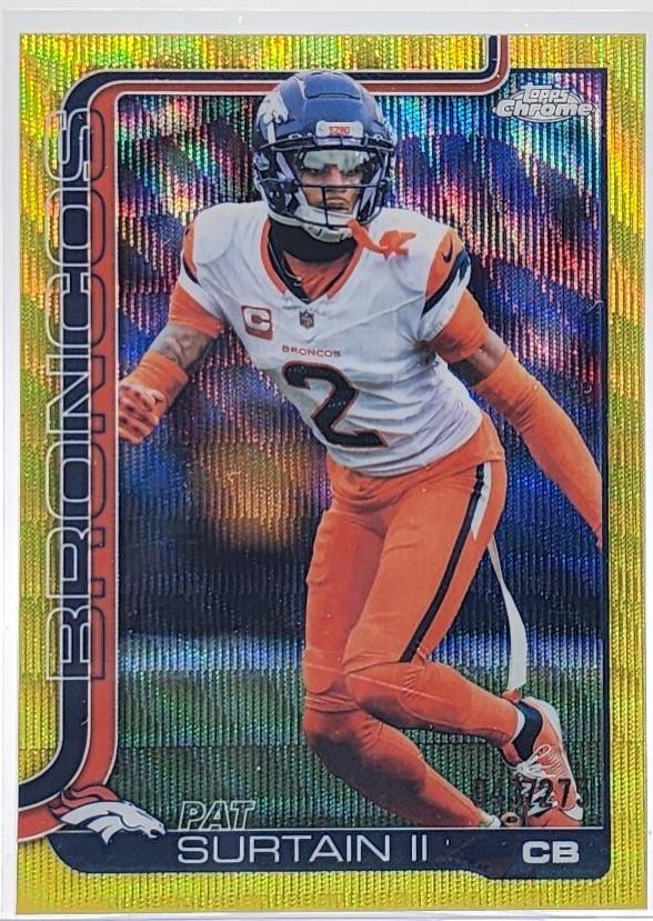 Pat Surtain II [Yellow Wave Refractor] #93