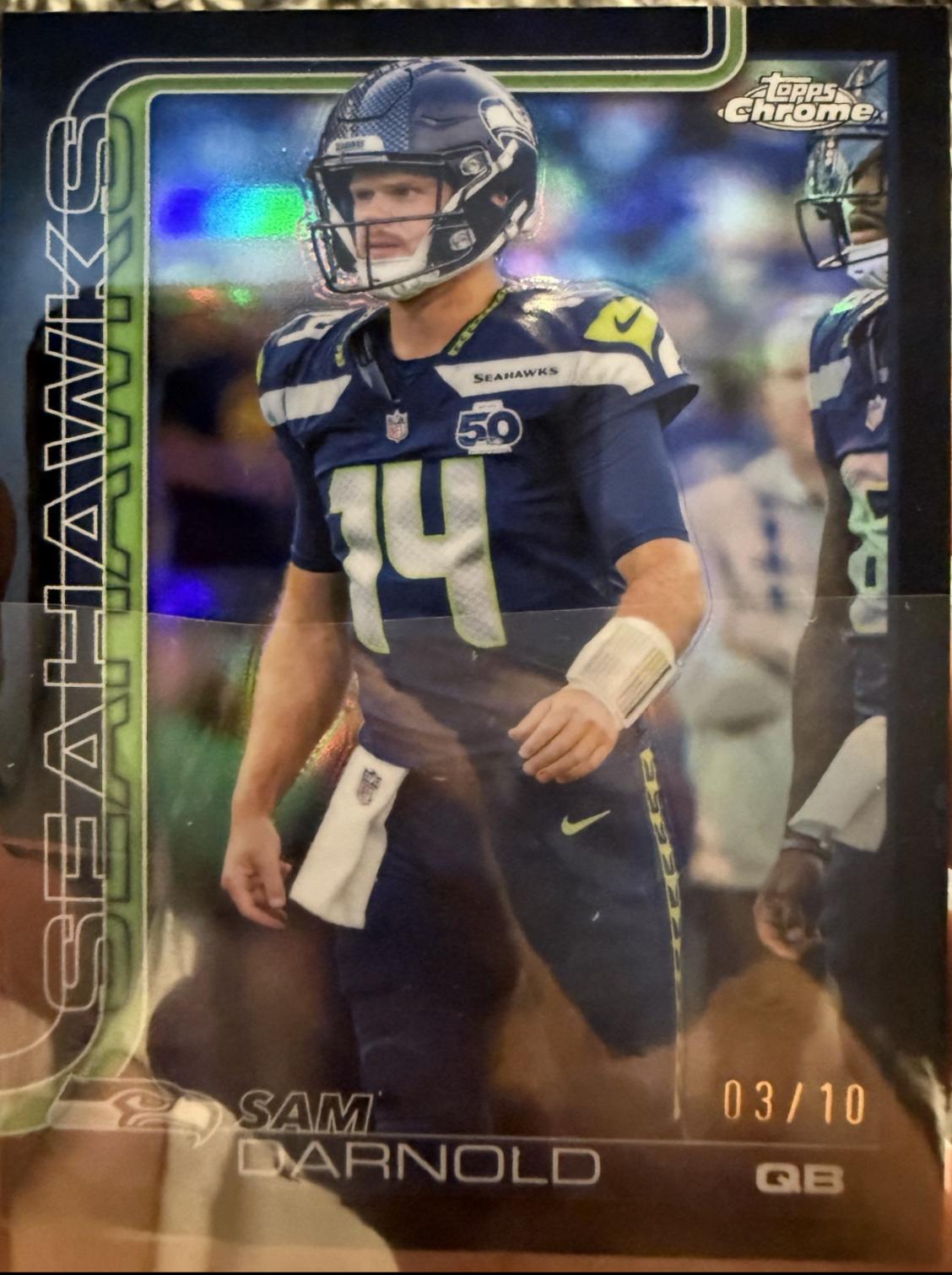 Sam Darnold [Black Refractor] #275