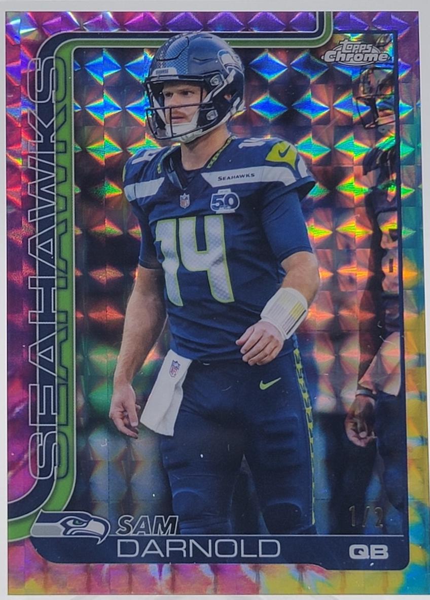 Sam Darnold [Tie Dye Geometric Refractor] #275