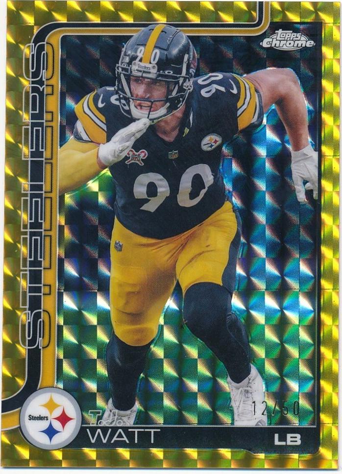 T.J. Watt [Gold Geometric Refractor] #258